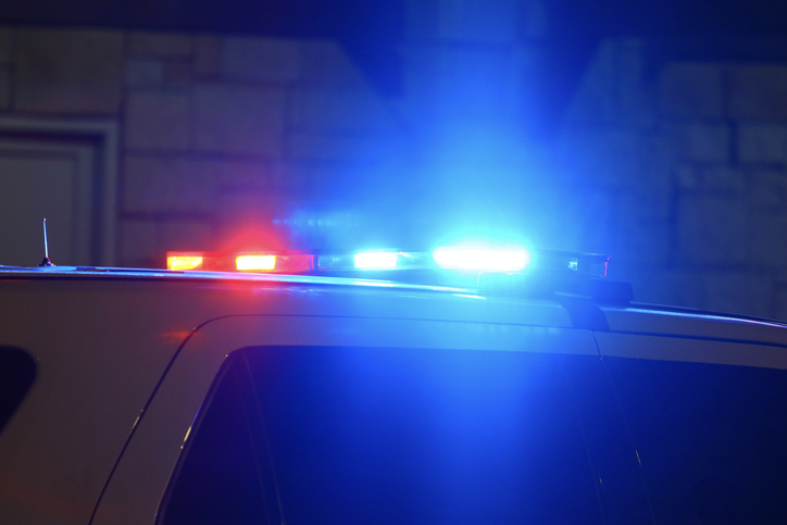 Nighttime Police Traffic Stop