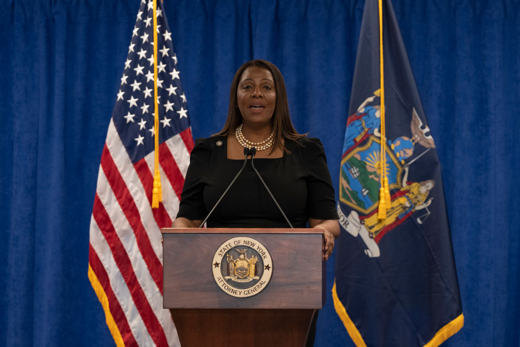 New York State Attorney General (NYS AG) Letitia James...