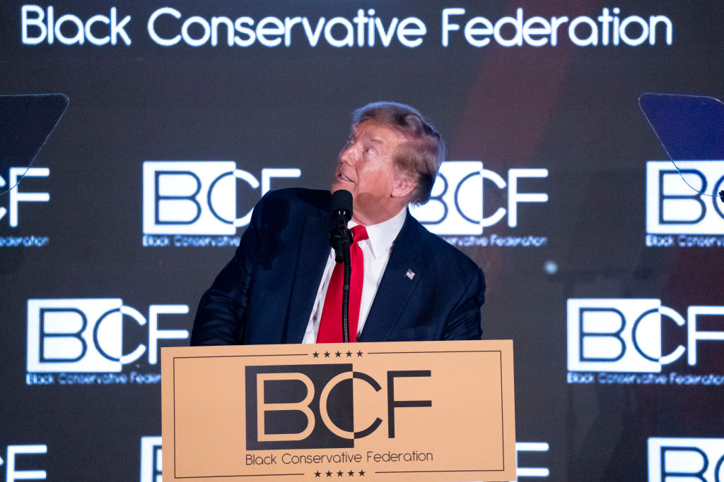 Former President Donald Trump Speaks At The Black Conservative Federation's Honor Gala In South Carolina