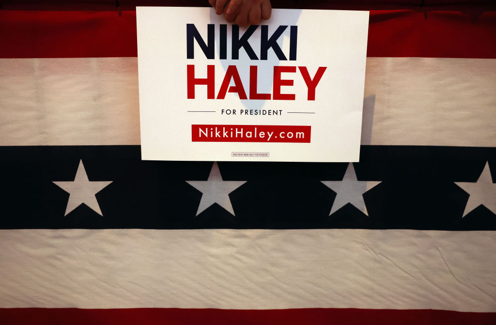 Candidate Nikki Haley Campaigns For President In Michigan