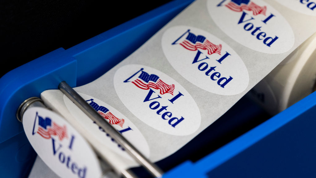 Primary election day in California