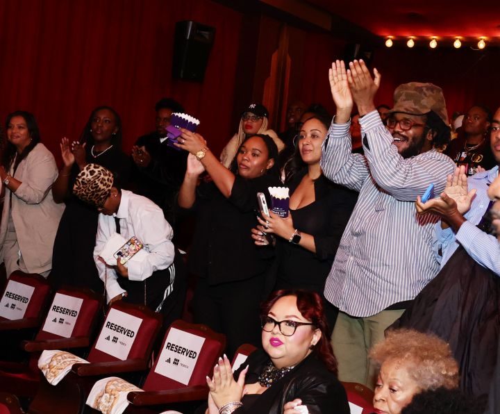 Guests at the adidas Honoring Black Excellence "Create With Purpose" NYC doc premiere