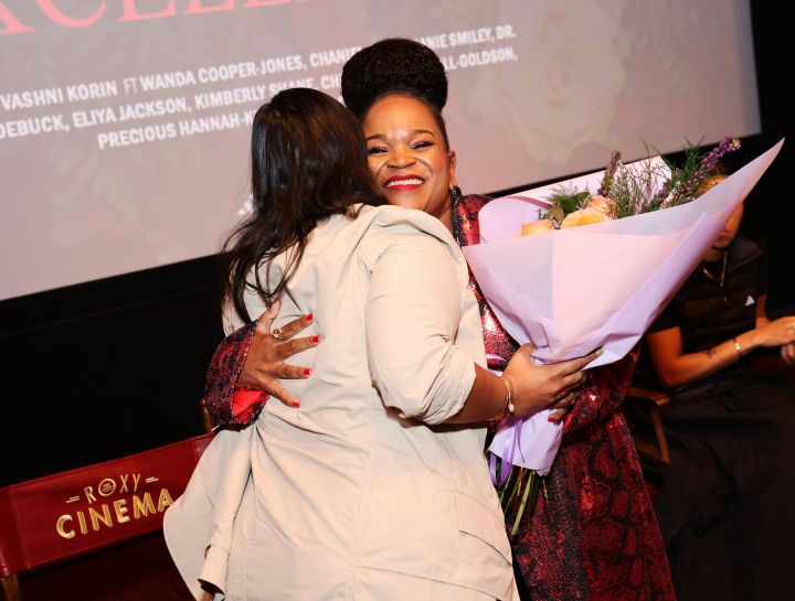 Dr. Nikole Roebuck gets her flowers