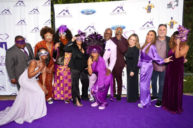 Bobby Brown, Alicia Etheredge-Brown and Board Members of The Bobbi Kristina Serenity House Board Members