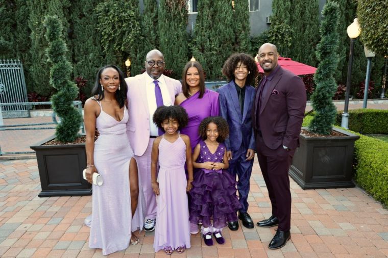 LaPrincia Brown, Bobby Brown, Bodhi Brown, Alicia Etheredge-Brown, Hendrix Estelle Brown, Cassius Brown and Landon Brown