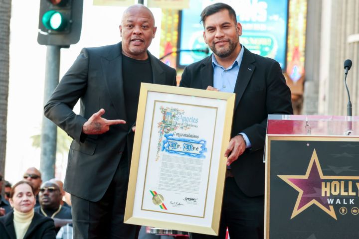 Dr. Dre Honored with Star on The Hollywood Walk of Fame