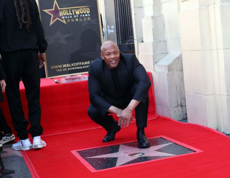 Dr. Dre Honored With Star On Hollywood Walk Of Fame