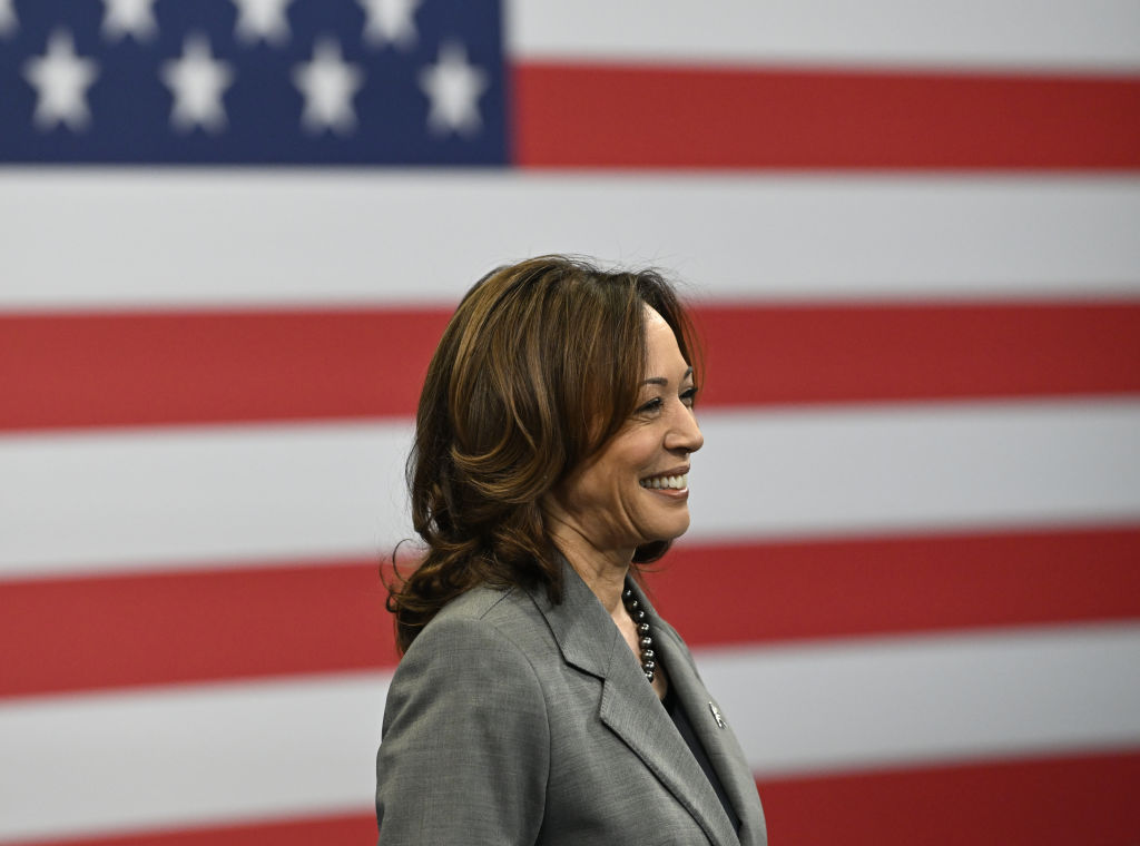 US President Joe Biden, Vice President Kamala Harris and NC governor Roy Cooper in North Carolina