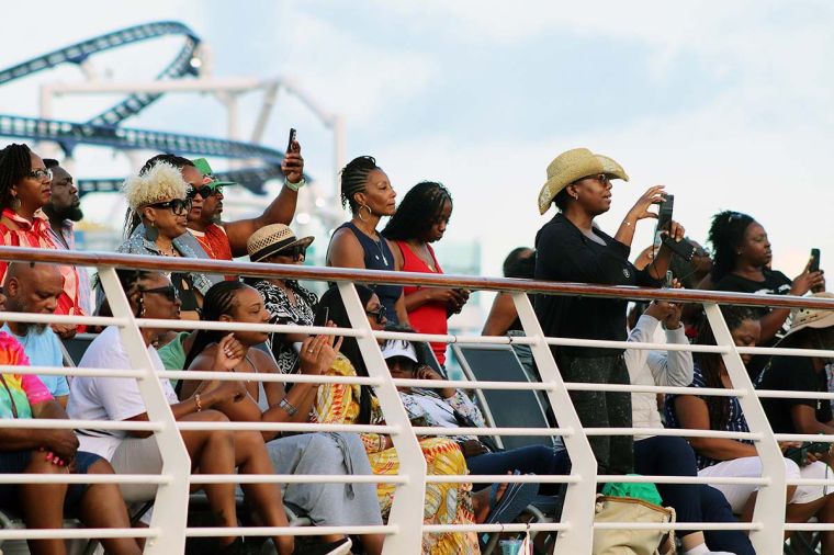 The Crowd Loving the Show