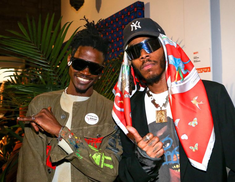 Ola Dapo and Malik Roberts attend ArtBall 2024