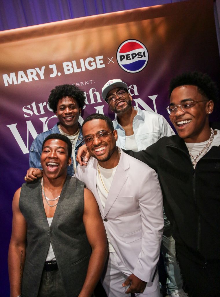 Clockwise: Method Man, Michael Rainey Jr., Larenz Tate, Mekai Curtis and Da'Vinchi