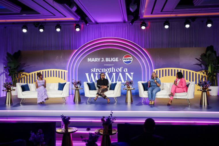 L to R: Dr. Thema, Kristi Henderson, Shanti Das and Sharon Content on the 'From Crisis To Care: Navigating Mental Health in the Black Community' panel