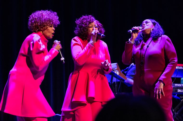 The Clark Sisters doing their thing