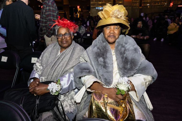 Ladies in their Sunday's best at the Mary J. Blige 'Strength Of A Woman' 2024 Festival & Summit Gospel Concert