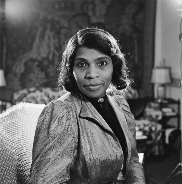 Marian Anderson - First African-American member of the Metropolitan Opera (1955)