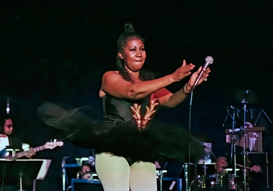 Aretha Franklin Performs For The Democratic Senatorial Campaiagn Committee