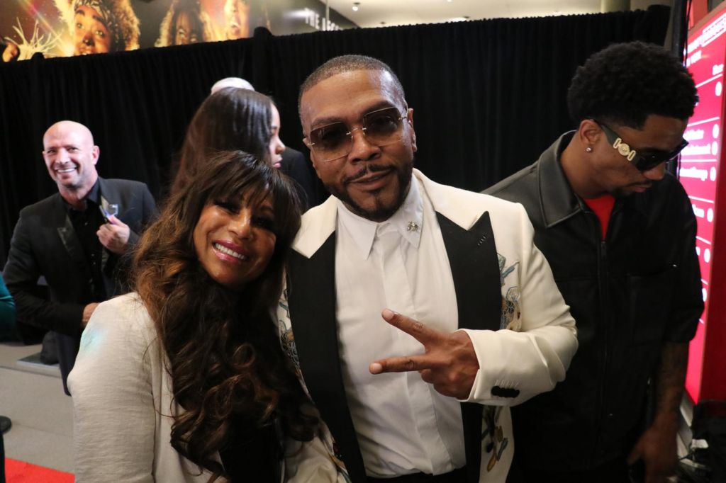 Jazmyn Summers and Timbaland songwriters hall of fame ceremony 2024