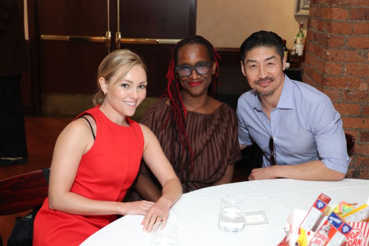 DAY 1: AnnaSophia Robb, Effie T. Brown and Brian Tee at the 2024 Tribeca Festival Jury Welcome Lunch