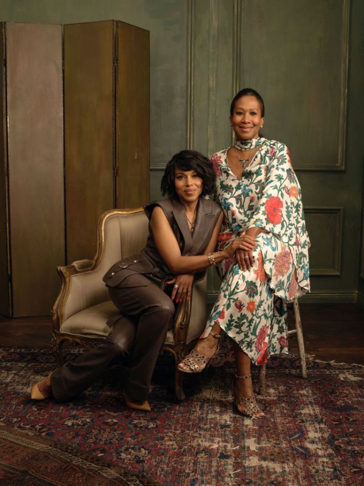 DAY 3: Kerry Washington and Nicole Avant pose for a portrait before their 'Storytellers' event
