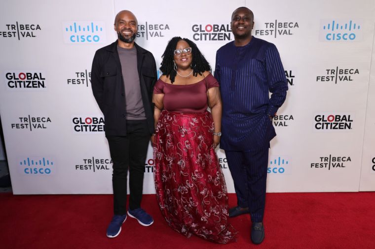 DAY 4: Daniel Oriahi, Oluchi Afurobi and Uche Okocha attend 'The Weekend' premiere