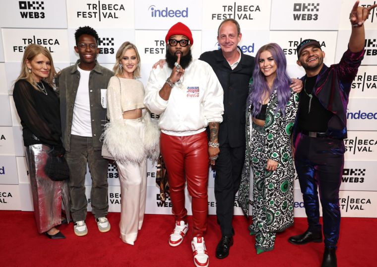 DAY 5: Janet Lee, Breland, Brooke Eden, Blanco Brown, Francis Whately, Lindsay Ell and Frank Ray at the 'Rebel Country' premiere