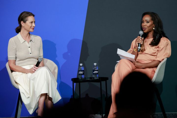 DAY 5: Christy Turlington Burns and Abby Phillip at the Tribeca X "Every Mother Counts: Inspiring Action and Driving Change Through the Power of Storytelling" event