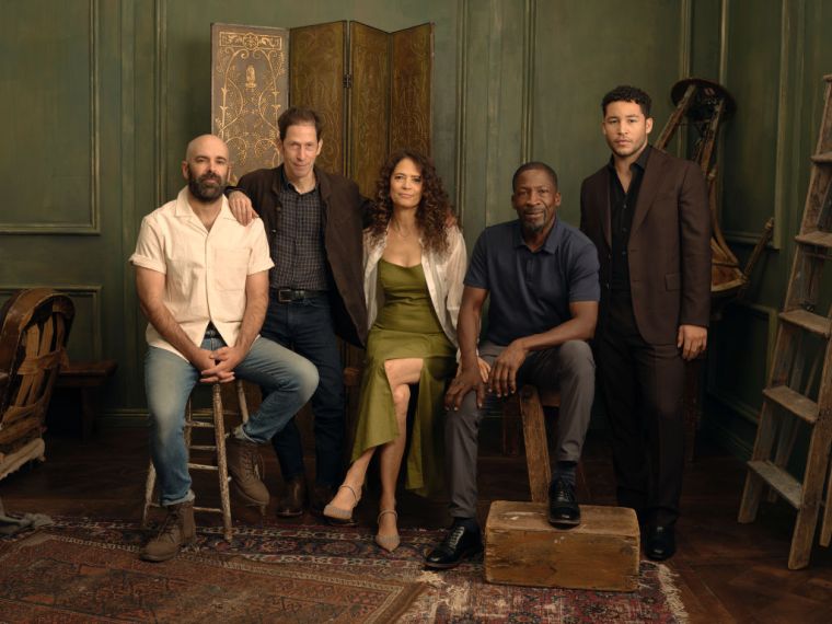 DAY 6: Vincent Grashaw, Tim Blake Nelson, Erica Gimpel, Glenn E. Plummer and Andrew Liner of 'Bang Bang' pose for a portrait
