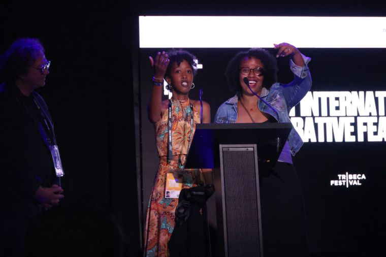 DAY 8: Deka Mohamed Osman and Amina Mohamed Ahmed at the Tribeca Festival Awards Ceremony
