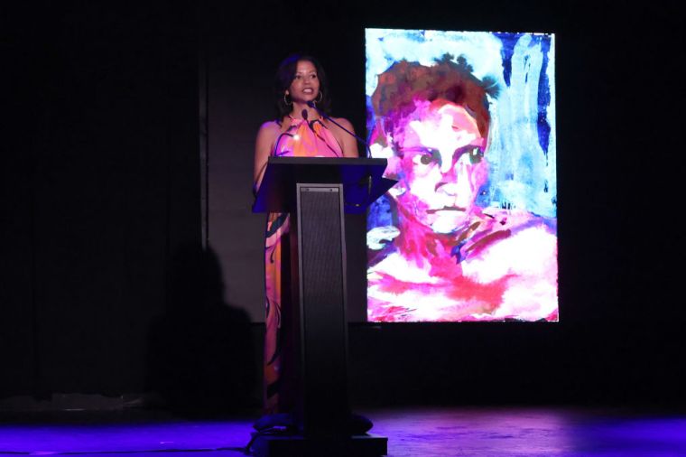 DAY 8: Gloria Reuben at the Tribeca Festival Awards Ceremony