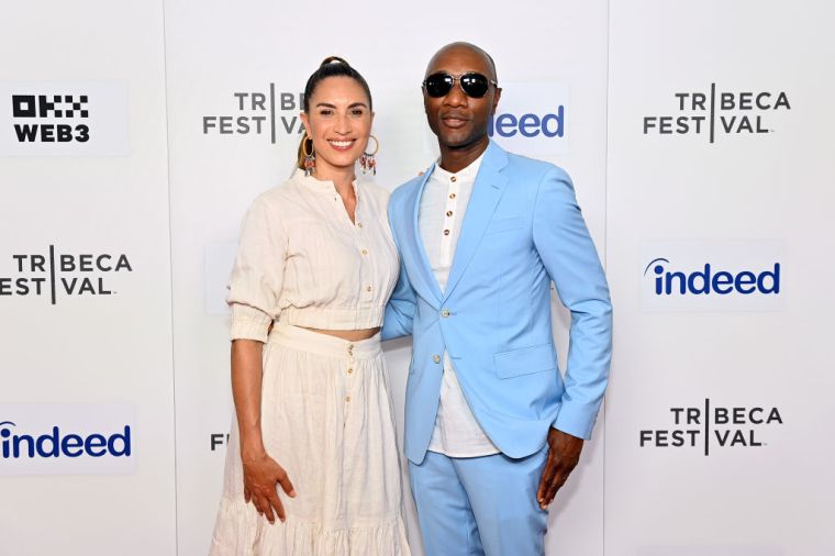 DAY 9: Maya Jupiter and Aloe Blacc at the 'Following Harry' premiere