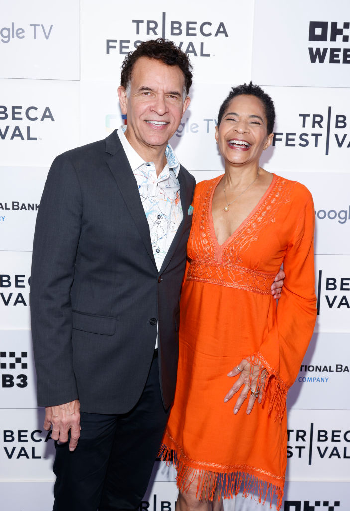 DAY 10: Brian Stokes Mitchell and Allyson Tucker at the 'Satisfied' premiere