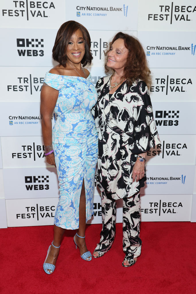 OPENING NIGHT: Gayle King and Diane Von Furstenberg at the 'Diane Von Furstenberg: Woman In Charge' premiere