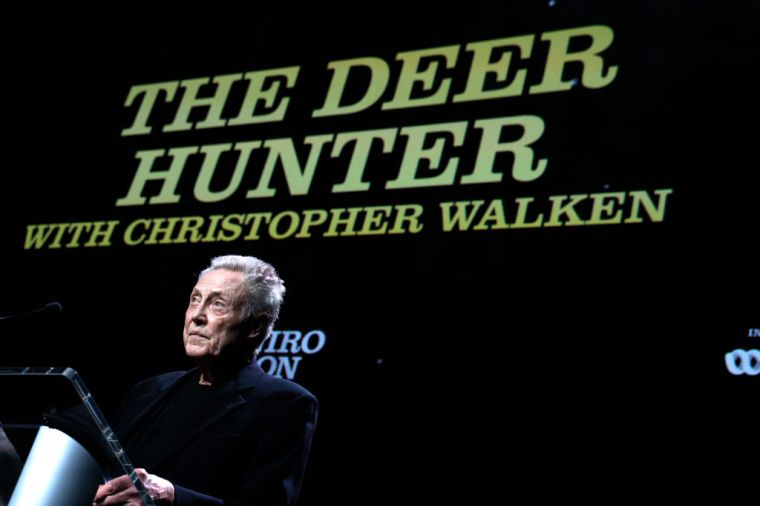Christopher Walken speaks at a special screening of 'The Deer Hunter'