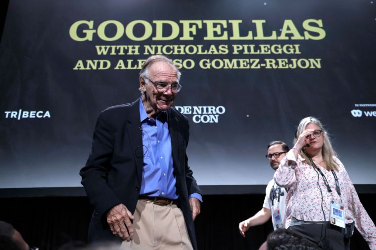 Screenplay co-writer Nick Pileggi speaks at a special screening of 'Goodfellas'
