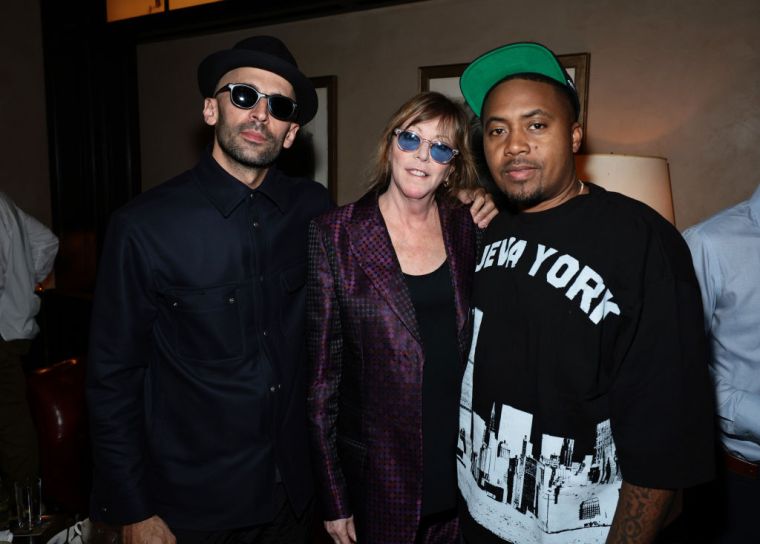 Filmmaker JR, Tribeca CEO Jane Rosenthal And Hip-Hop Icon Nas