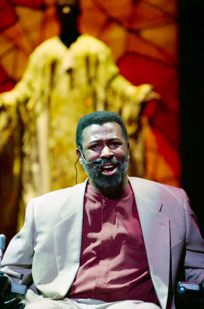 Singer Teddy Pendergrass...