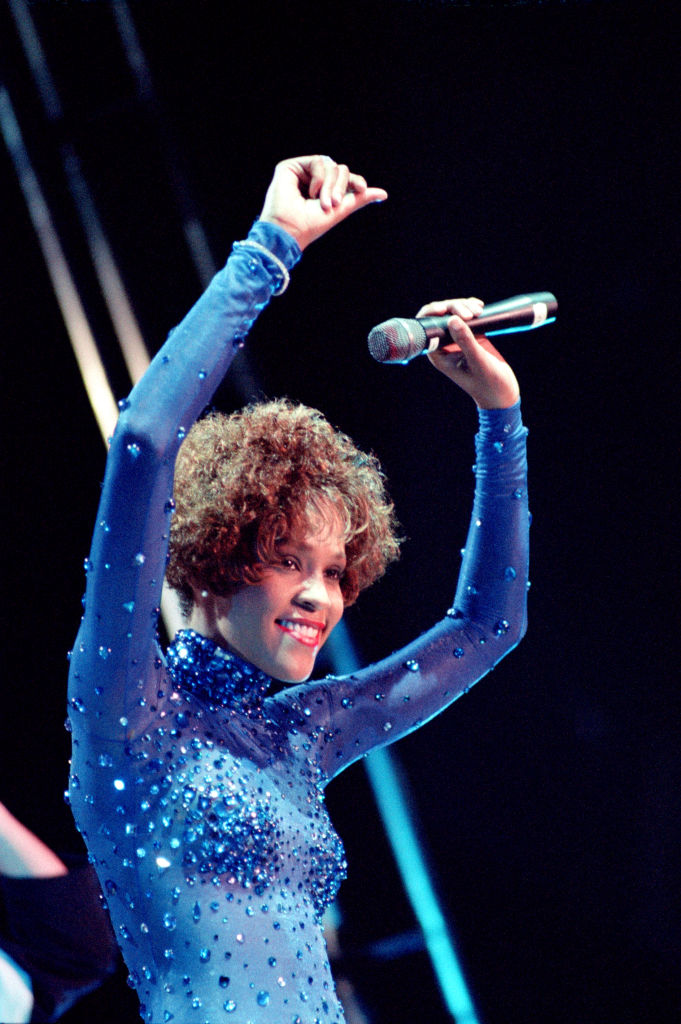 Whitney Houston Performing In Birmingham 1991