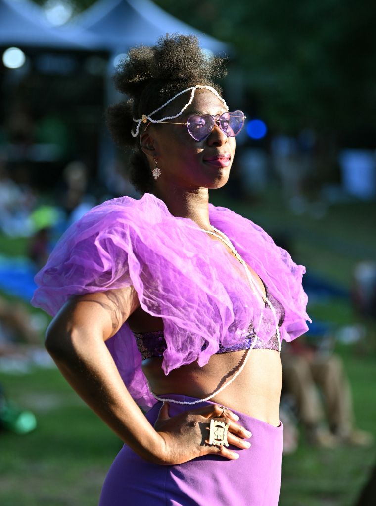 Parisian jewelry designer Nafolo looking regal
