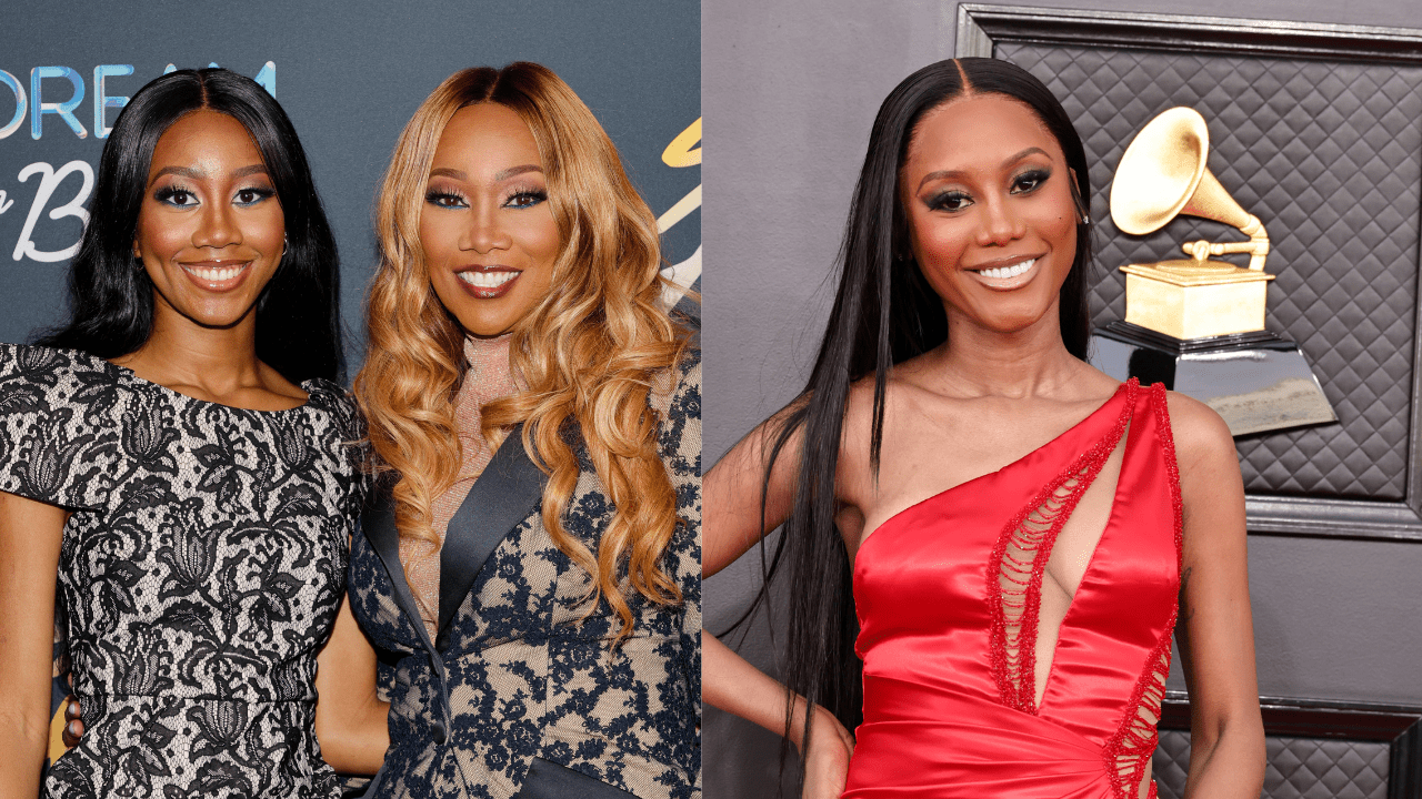 Yolanda Adams, heer daughter Taylor Crawford and Muni Long