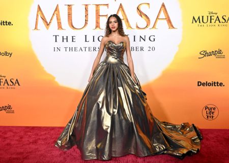 BLUE IVY ATTENDS THE PREMIER OF DISNEY'S "MUFASA: THE LION KING", 2024