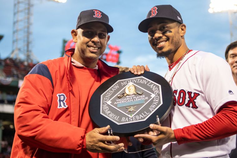 Mookie Betts (2020): MVP in both the American and National Leagues.