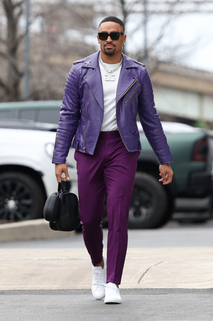 Pictures of Jalen Hurts Looking Good Out of Uniform