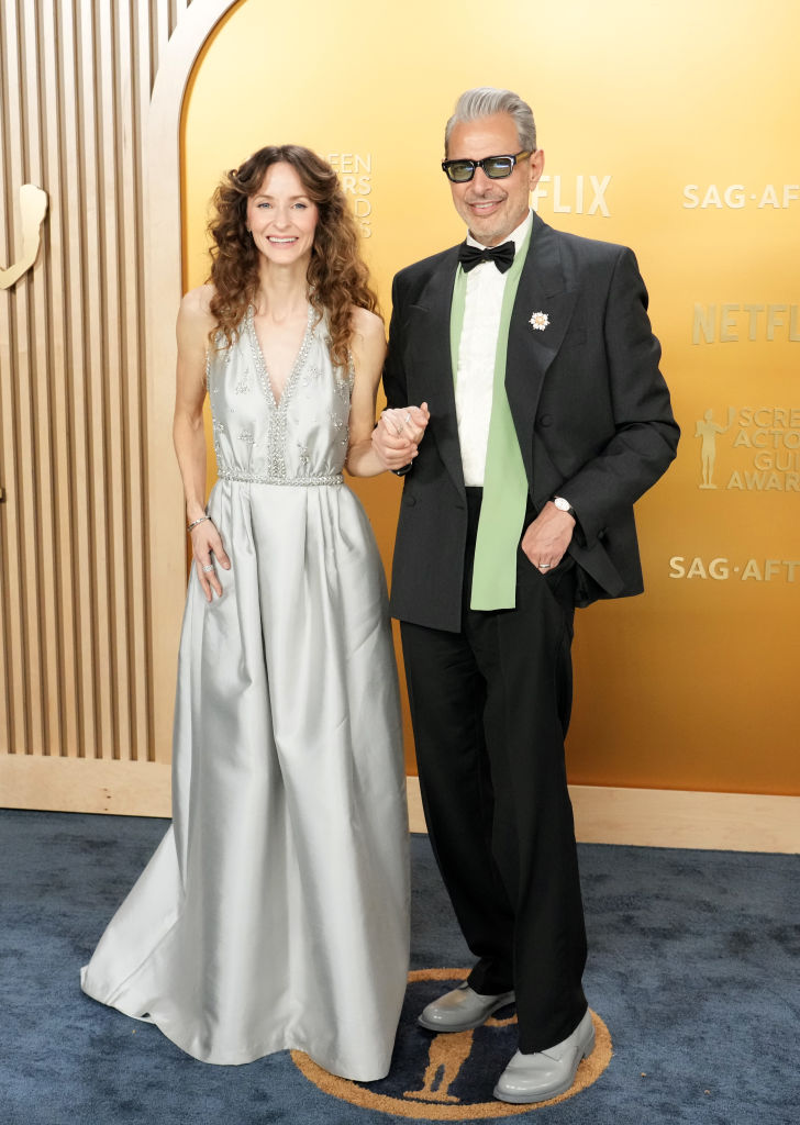 Emilie Livingston and Jeff Goldblum