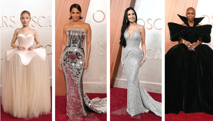 97th Annual Oscars - Arrivals Fashion Collage