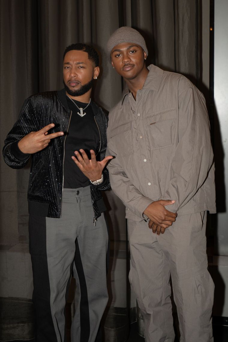 Jacob Latimore, Ahmad Ferguson at the Chi J (photo by Melissa Nyomi Stoll of Melshotya)