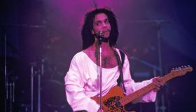 American musician and songwriter Prince (Prince Rogers Nelson) performing live...