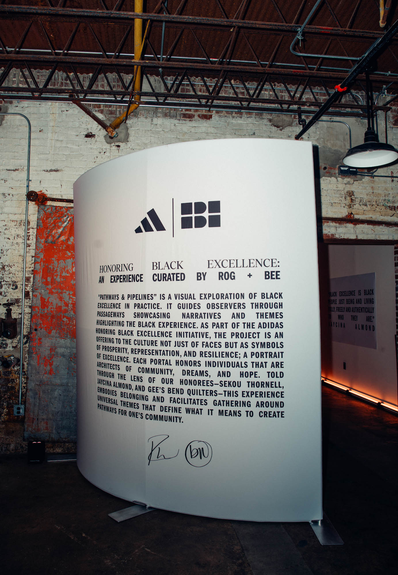 adidas Honoring Black Excellence HBE Capstone: An Experience Curated by Rog & Bee Walker