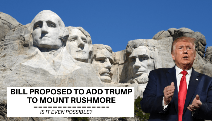 Proposed Bill to Add Trump to Mount Rushmore Sparks Debate Proposed Bill to Add Trump to Mount Rushmore Sparks Debate
