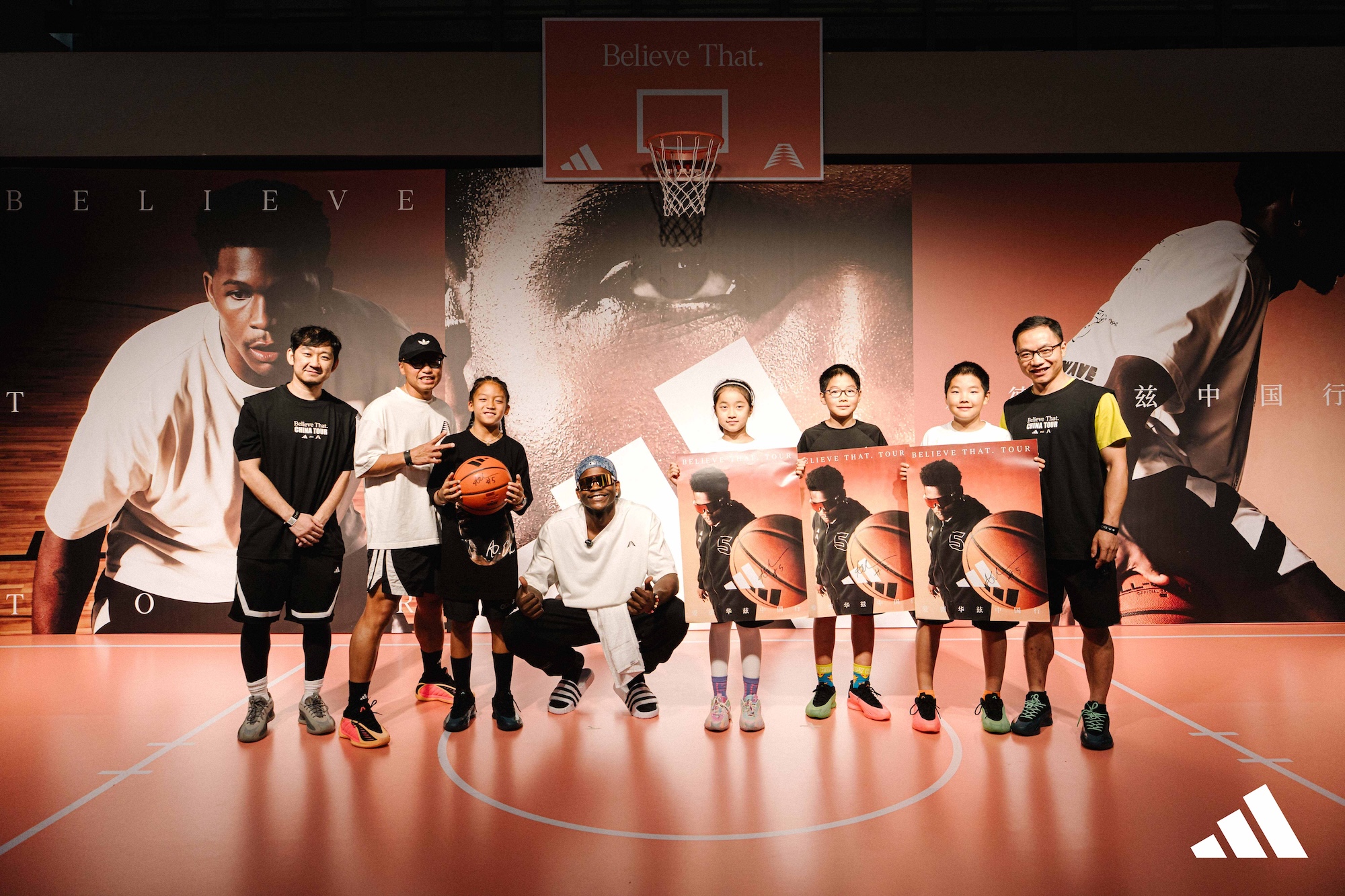 Anthony Edwards x adidas Basketball "Believe That. China Tour" (Aug 21–28, 2025)