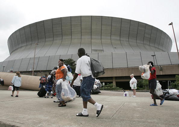 New Orleans area residents, seeking refu